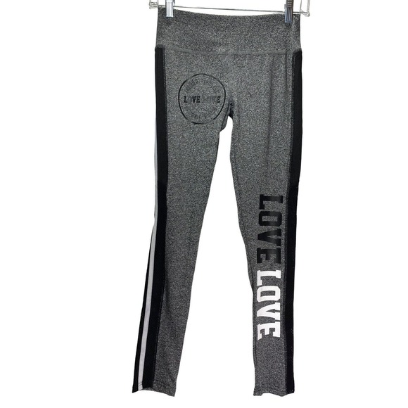 THRILL PERFORMANCE Women's Sz S Gray Stretch Activewear Leggings Exercise Pants - Picture 2 of 7